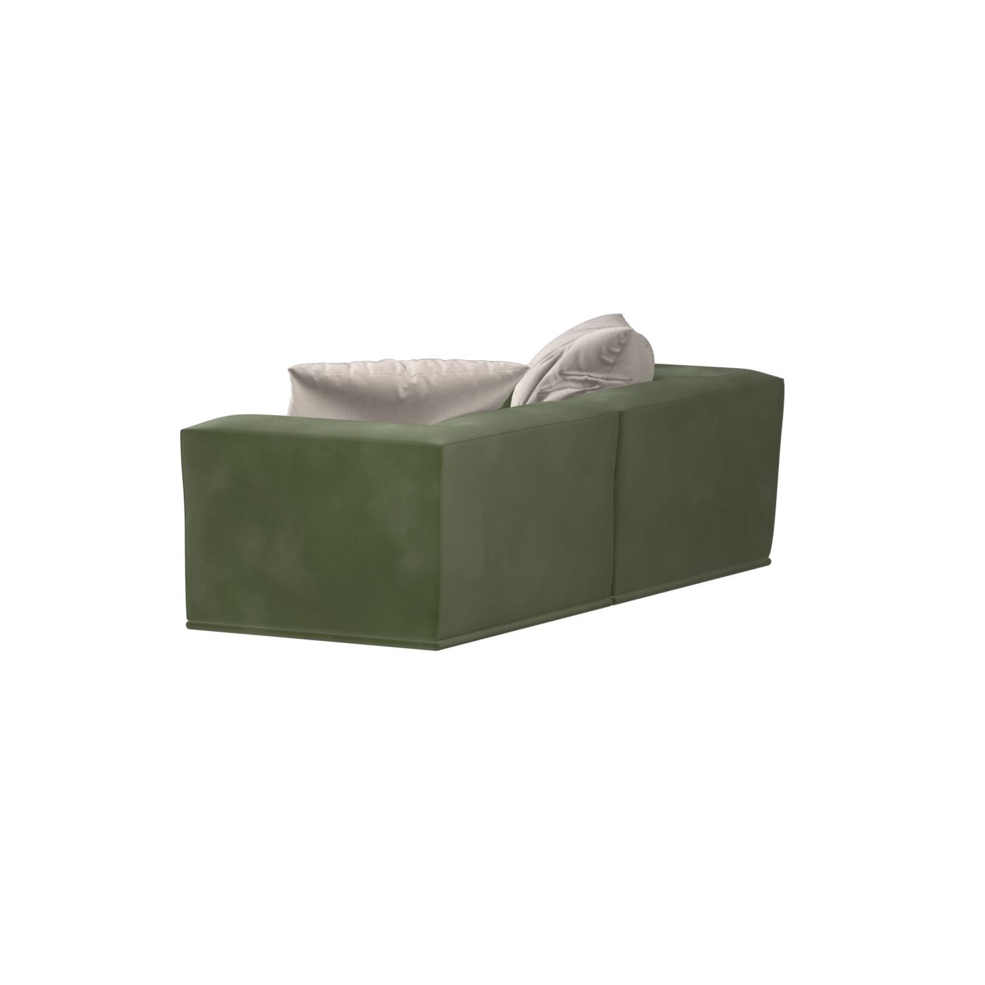 Savile Sofa — Compact Form with Wide Straight Armrests