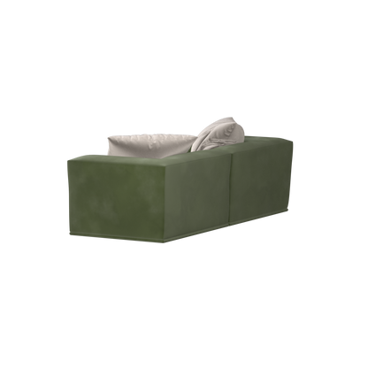 Savile Sofa — Compact Form with Wide Straight Armrests