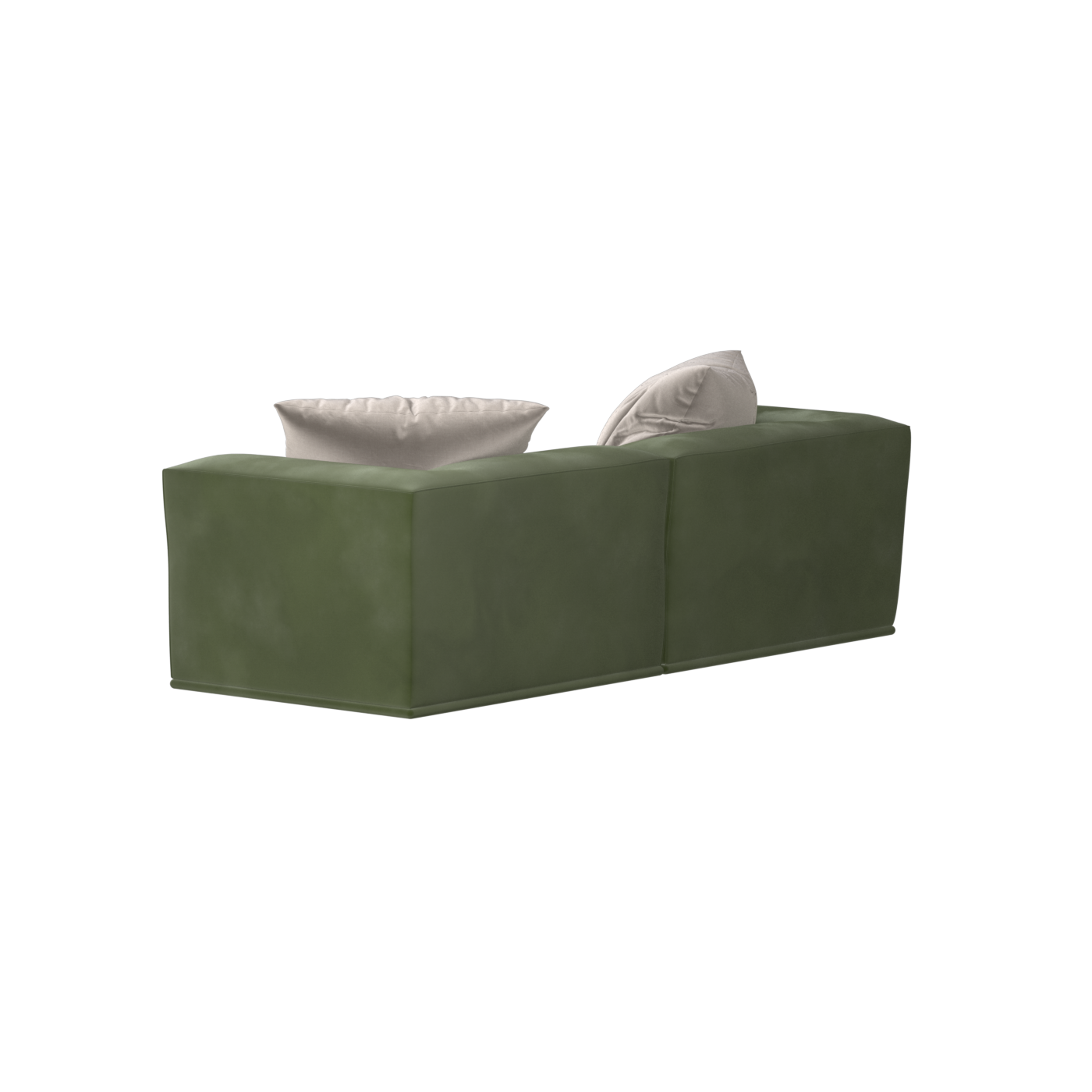Savile Sofa — Compact Form with Wide Straight Armrests