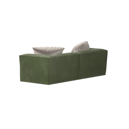 Savile Sofa — Compact Form with Wide Straight Armrests