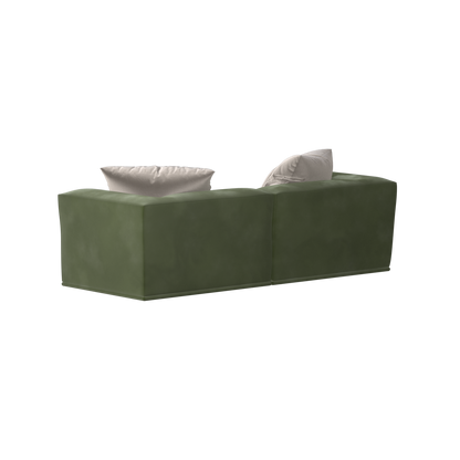 Savile Sofa — Compact Form with Wide Straight Armrests