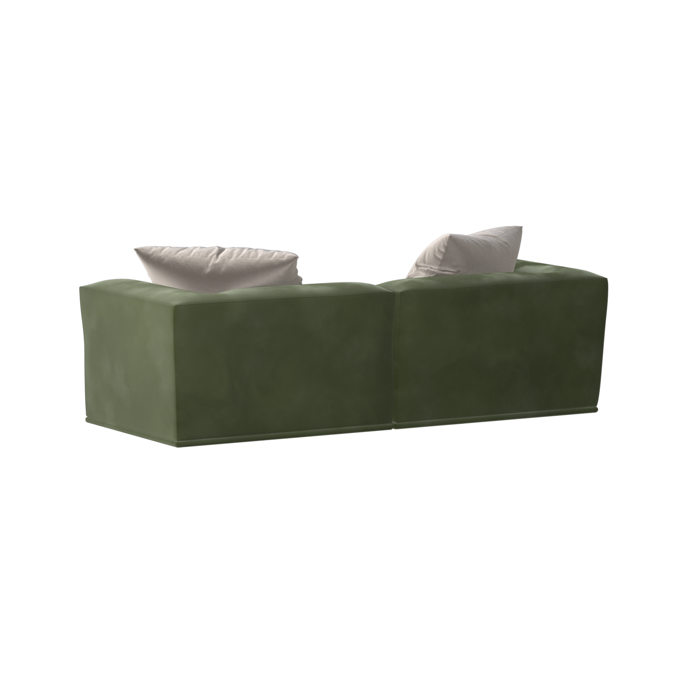 Savile Sofa — Compact Form with Wide Straight Armrests