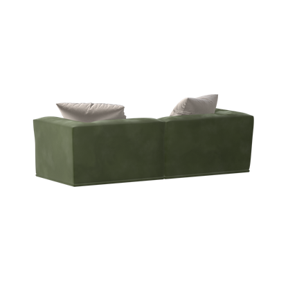 Savile Sofa — Compact Form with Wide Straight Armrests