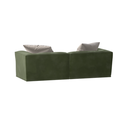 Savile Sofa — Compact Form with Wide Straight Armrests