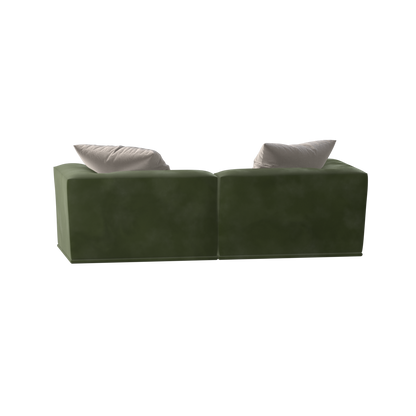 Savile Sofa — Compact Form with Wide Straight Armrests