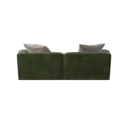 Savile Sofa — Compact Form with Wide Straight Armrests
