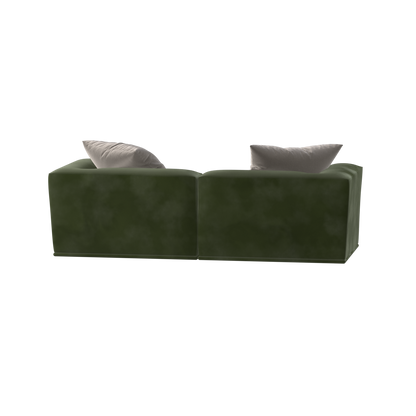 Savile Sofa — Compact Form with Wide Straight Armrests