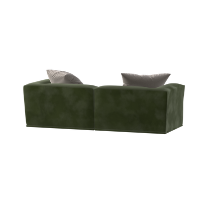 Savile Sofa — Compact Form with Wide Straight Armrests