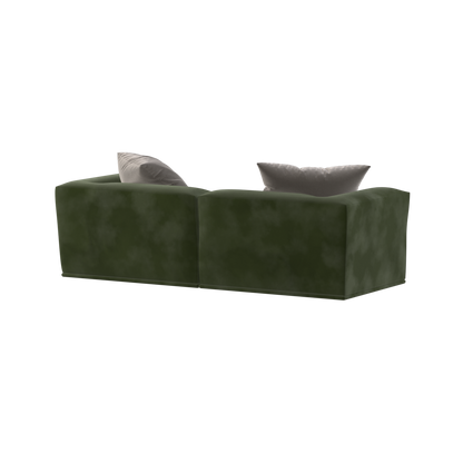 Savile Sofa — Compact Form with Wide Straight Armrests