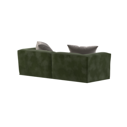 Savile Sofa — Compact Form with Wide Straight Armrests