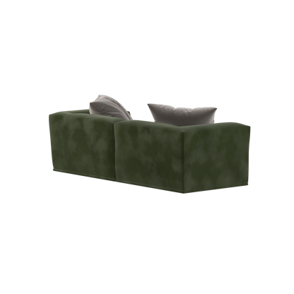 Savile Sofa — Compact Form with Wide Straight Armrests