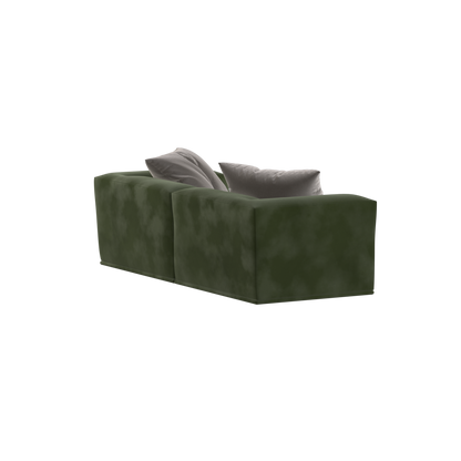 Savile Sofa — Compact Form with Wide Straight Armrests