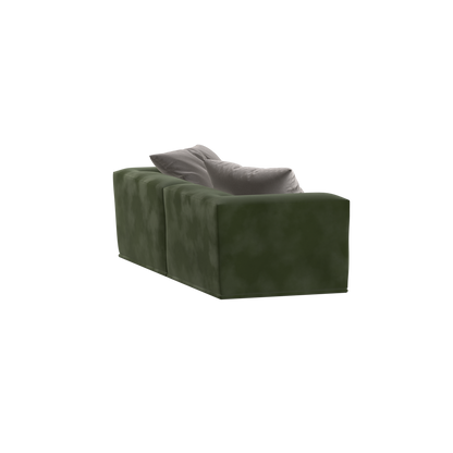 Savile Sofa — Compact Form with Wide Straight Armrests