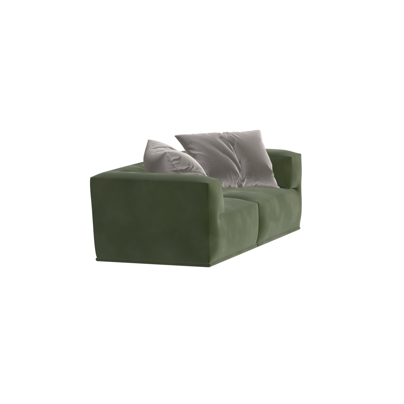 Savile Sofa — Compact Form with Wide Straight Armrests