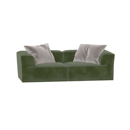 Savile Sofa — Compact Form with Wide Straight Armrests