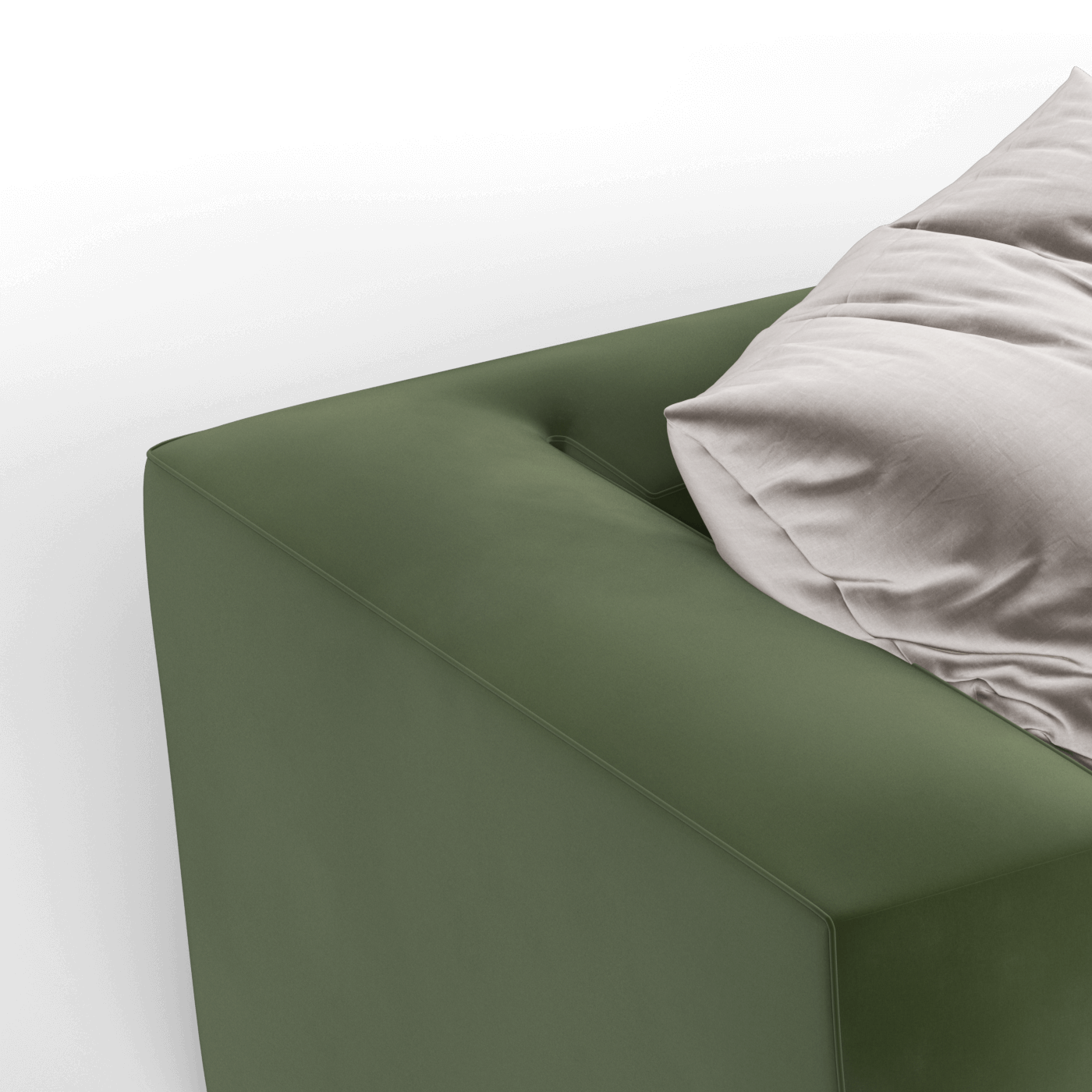 Savile Sofa — Compact Form with Wide Straight Armrests