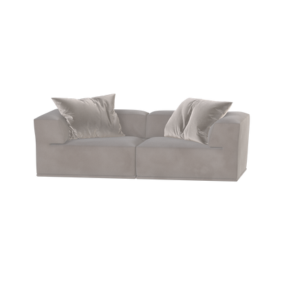 Savile Sofa — Compact Form with Wide Straight Armrests