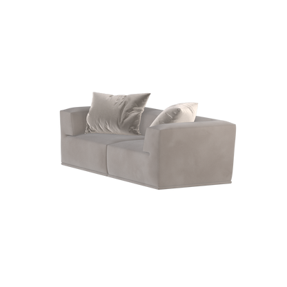 Savile Sofa — Compact Form with Wide Straight Armrests