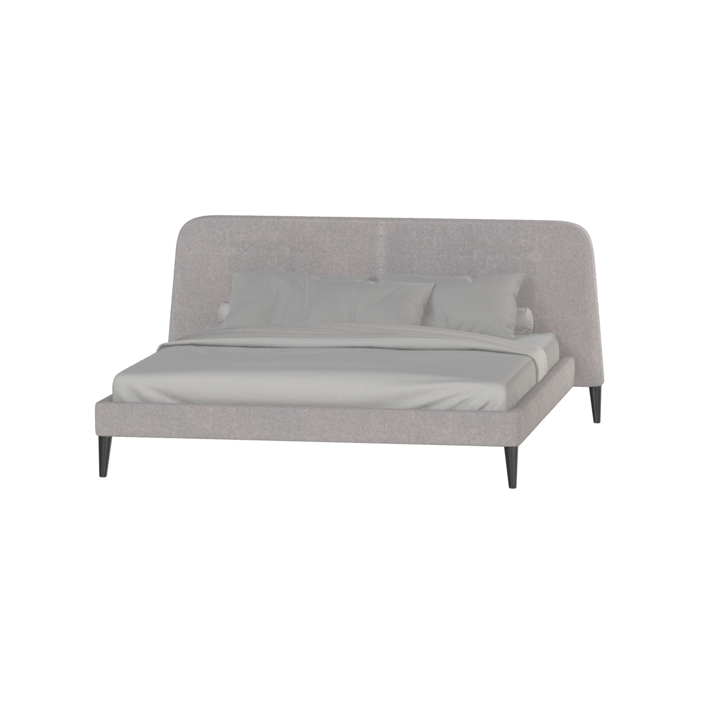Selma Double Bed with Deep Vertical Tufting