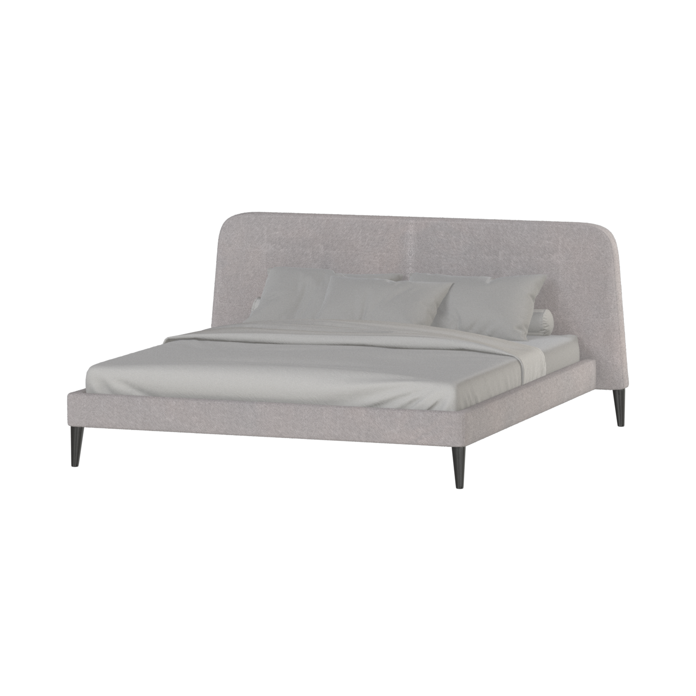 Selma Double Bed with Deep Vertical Tufting