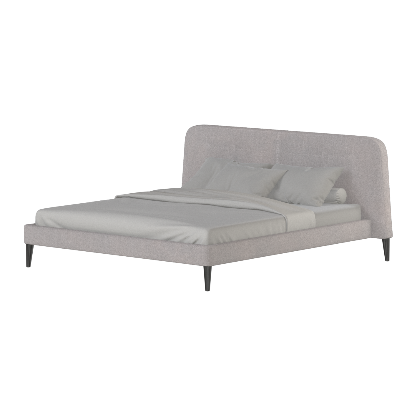 Selma Double Bed with Deep Vertical Tufting