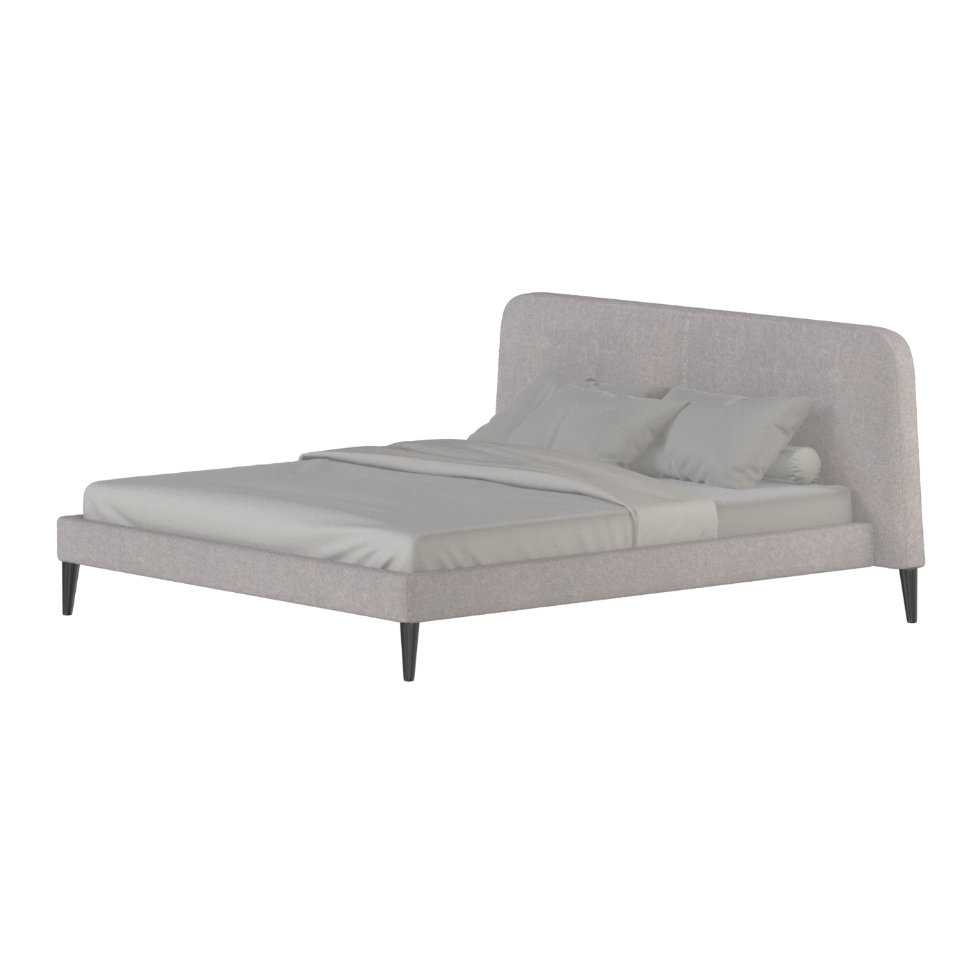 Selma Double Bed with Deep Vertical Tufting