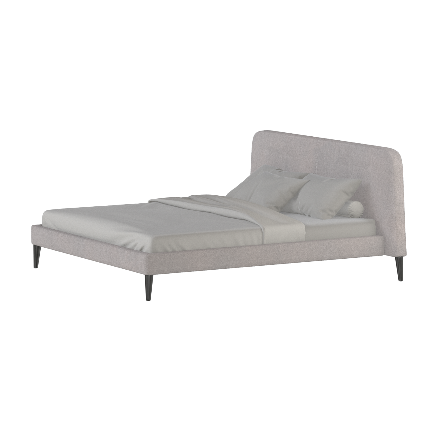 Selma Double Bed with Deep Vertical Tufting