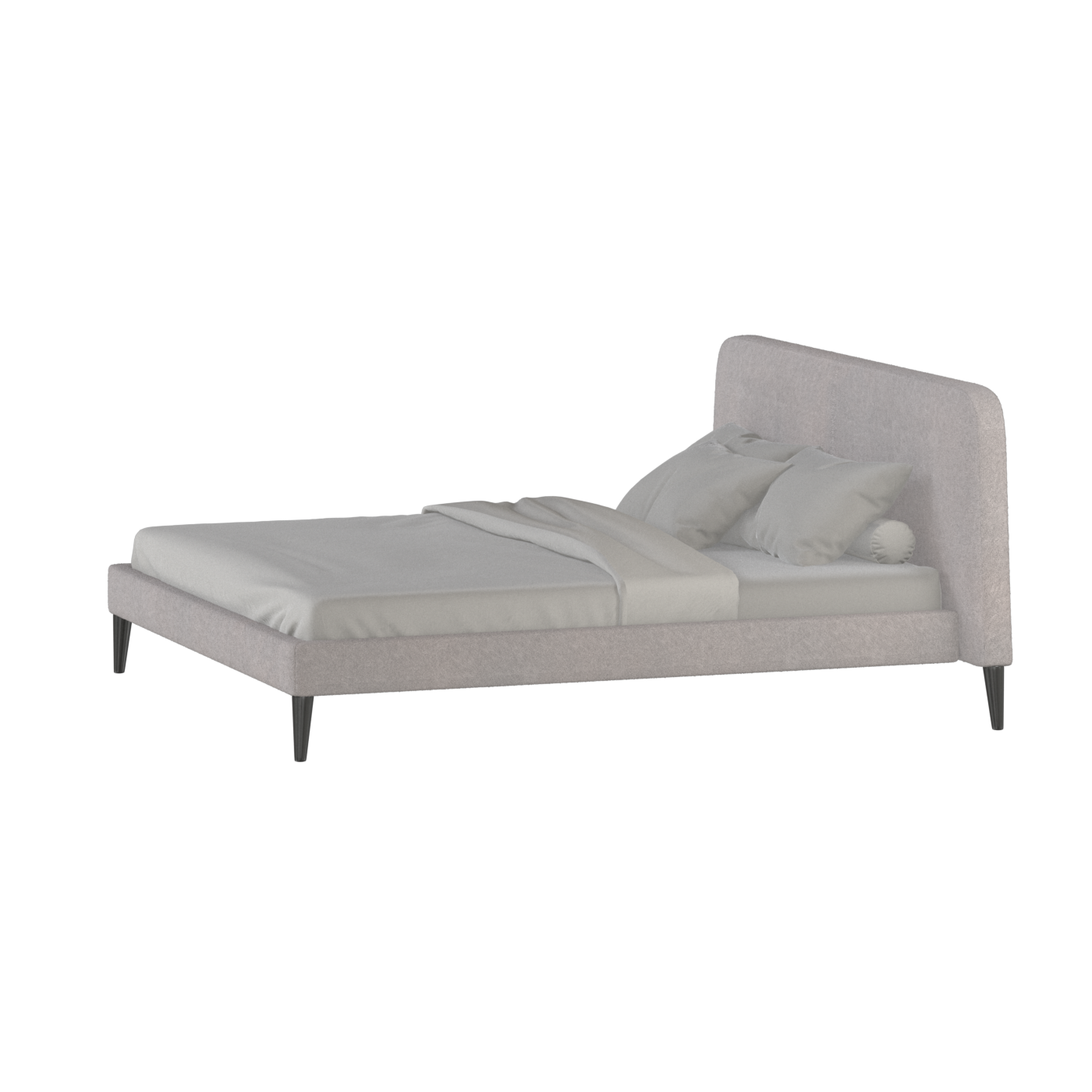Selma Double Bed with Deep Vertical Tufting