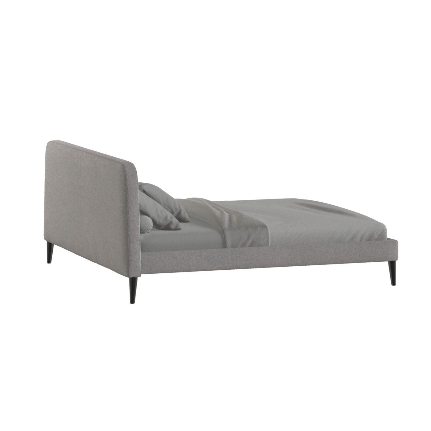 Selma Double Bed with Deep Vertical Tufting
