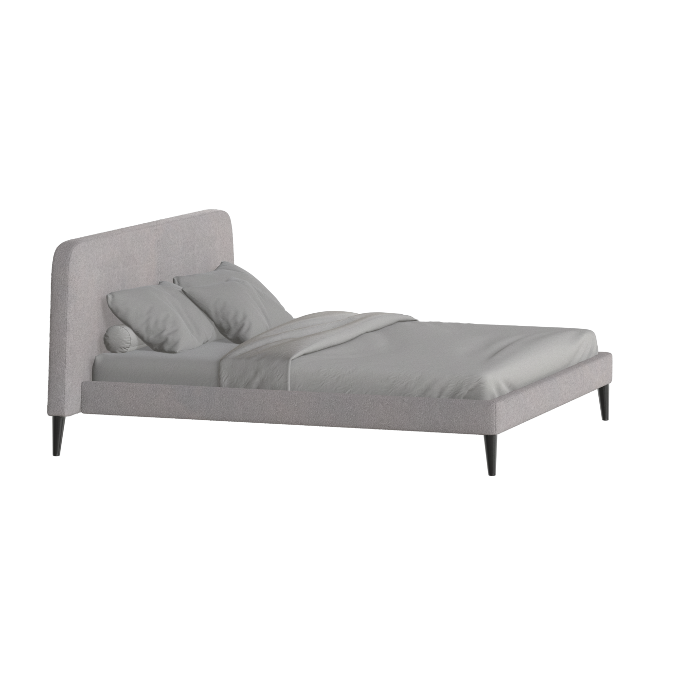 Selma Double Bed with Deep Vertical Tufting
