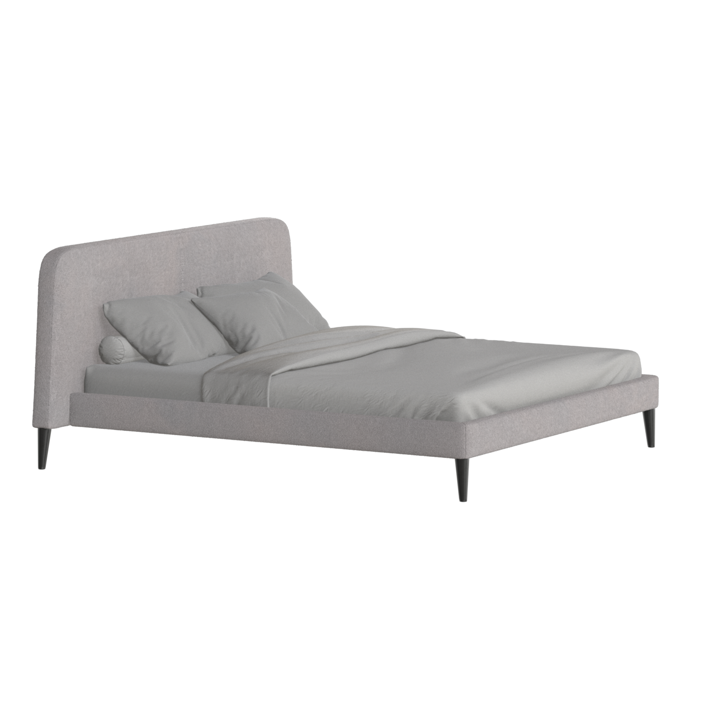 Selma Double Bed with Deep Vertical Tufting