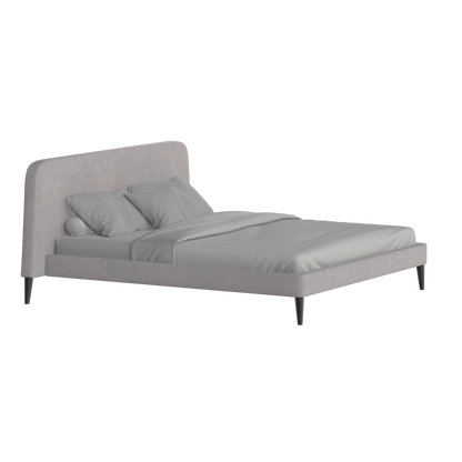 Selma Double Bed with Deep Vertical Tufting
