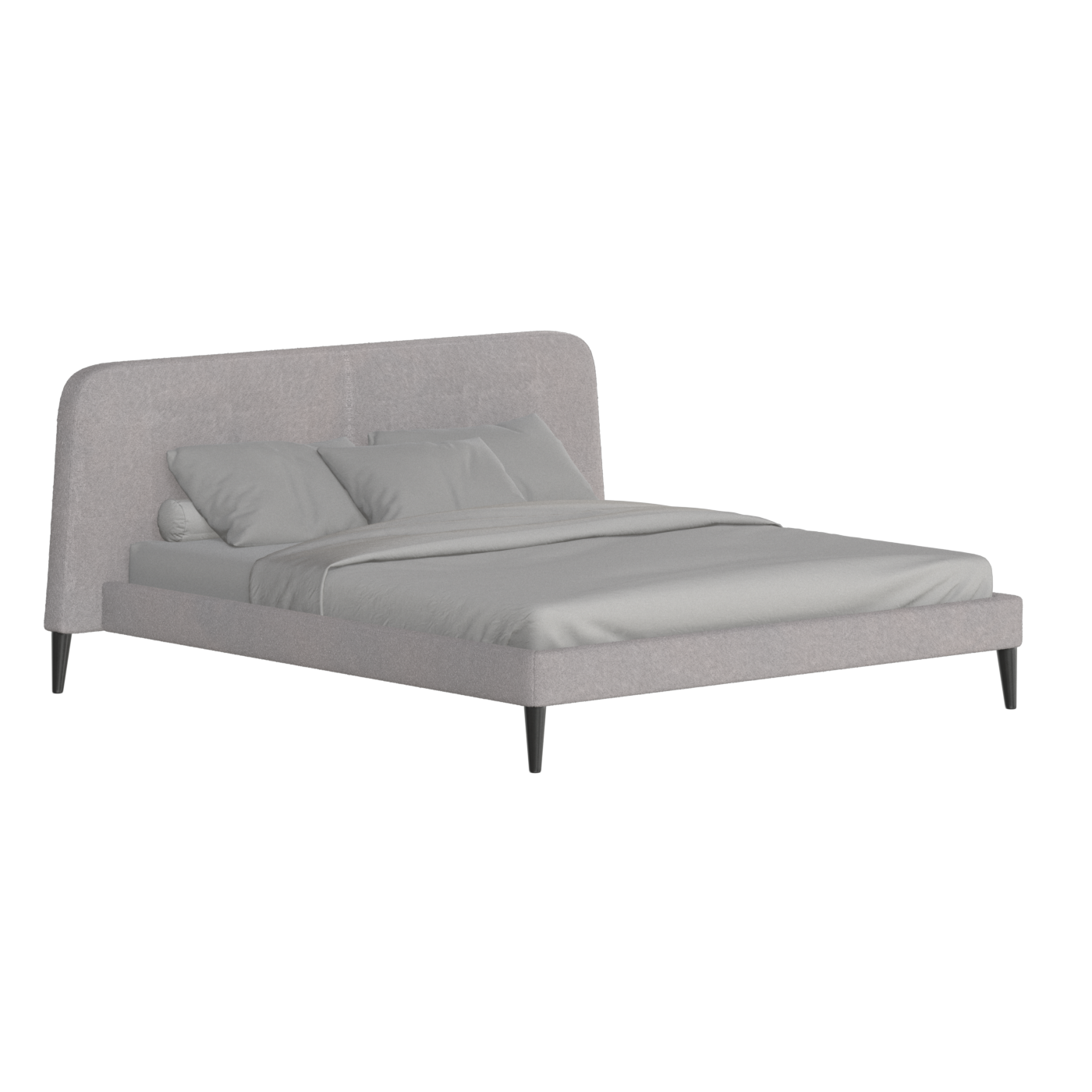 Selma Double Bed with Deep Vertical Tufting