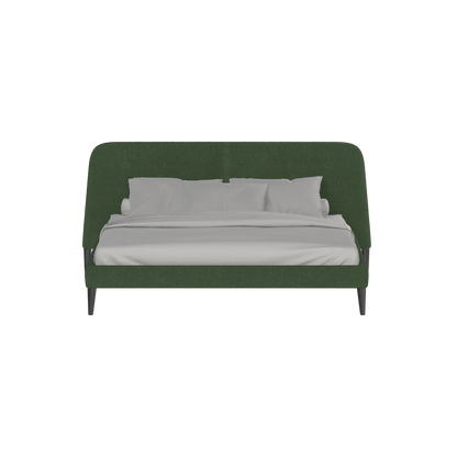 Lit double Selma avec capitonnage vertical profond