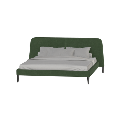 Lit double Selma avec capitonnage vertical profond