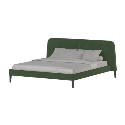 Lit double Selma avec capitonnage vertical profond