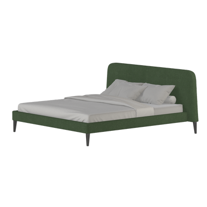 Lit double Selma avec capitonnage vertical profond