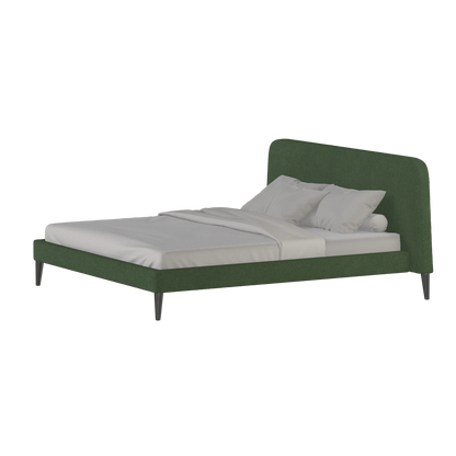 Lit double Selma avec capitonnage vertical profond