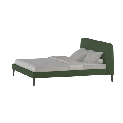 Lit double Selma avec capitonnage vertical profond