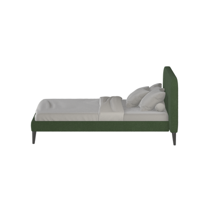 Lit double Selma avec capitonnage vertical profond