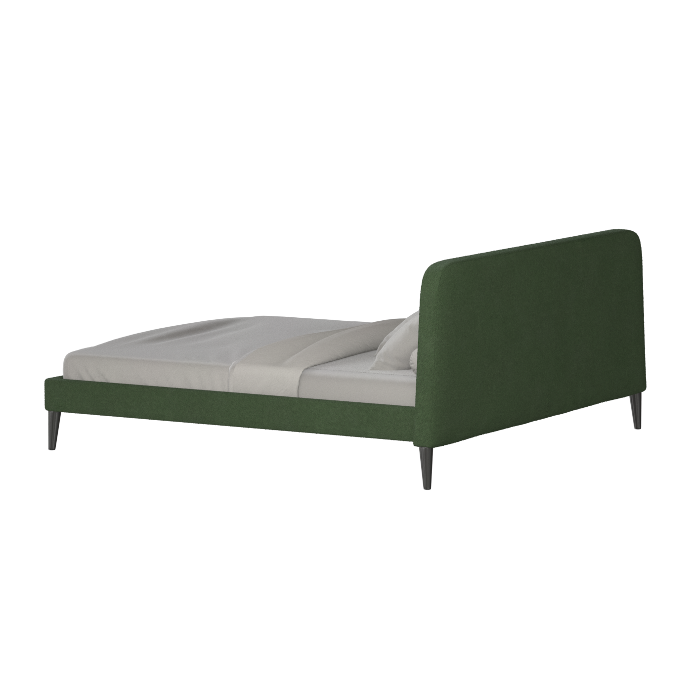 Lit double Selma avec capitonnage vertical profond