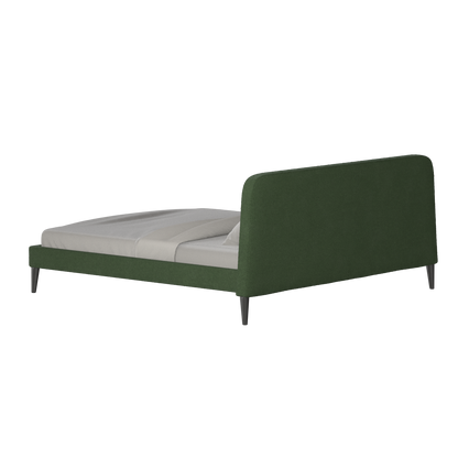 Lit double Selma avec capitonnage vertical profond