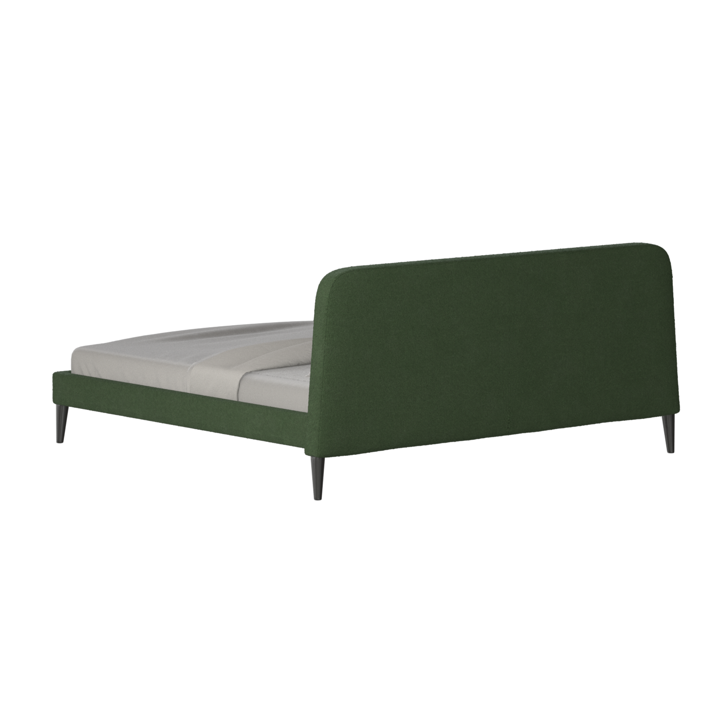 Lit double Selma avec capitonnage vertical profond