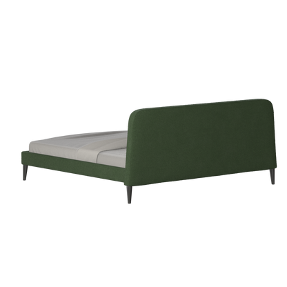 Lit double Selma avec capitonnage vertical profond