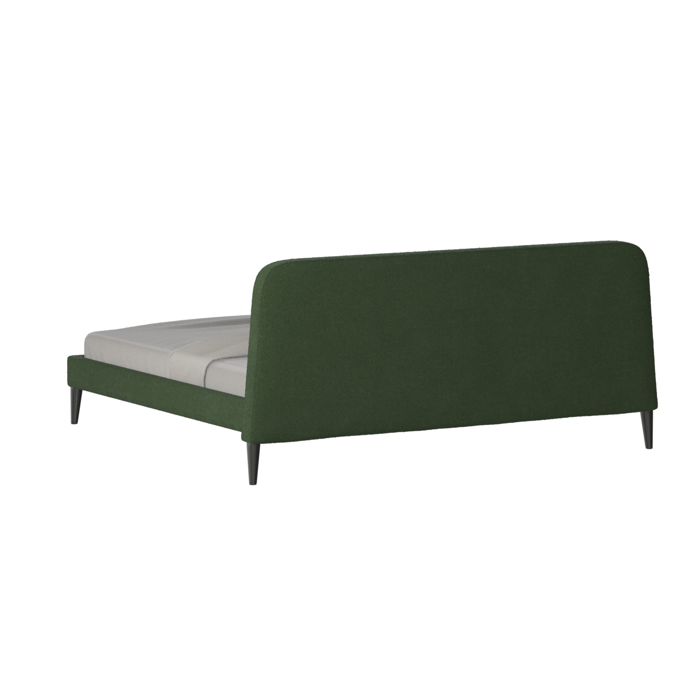 Lit double Selma avec capitonnage vertical profond