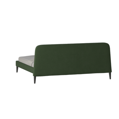 Lit double Selma avec capitonnage vertical profond