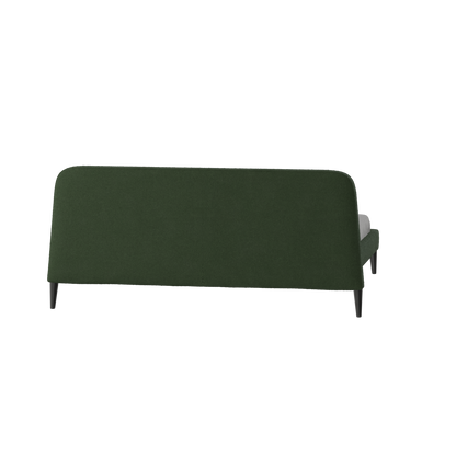 Lit double Selma avec capitonnage vertical profond