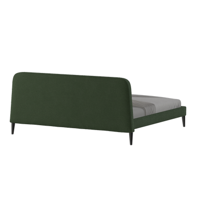 Lit double Selma avec capitonnage vertical profond