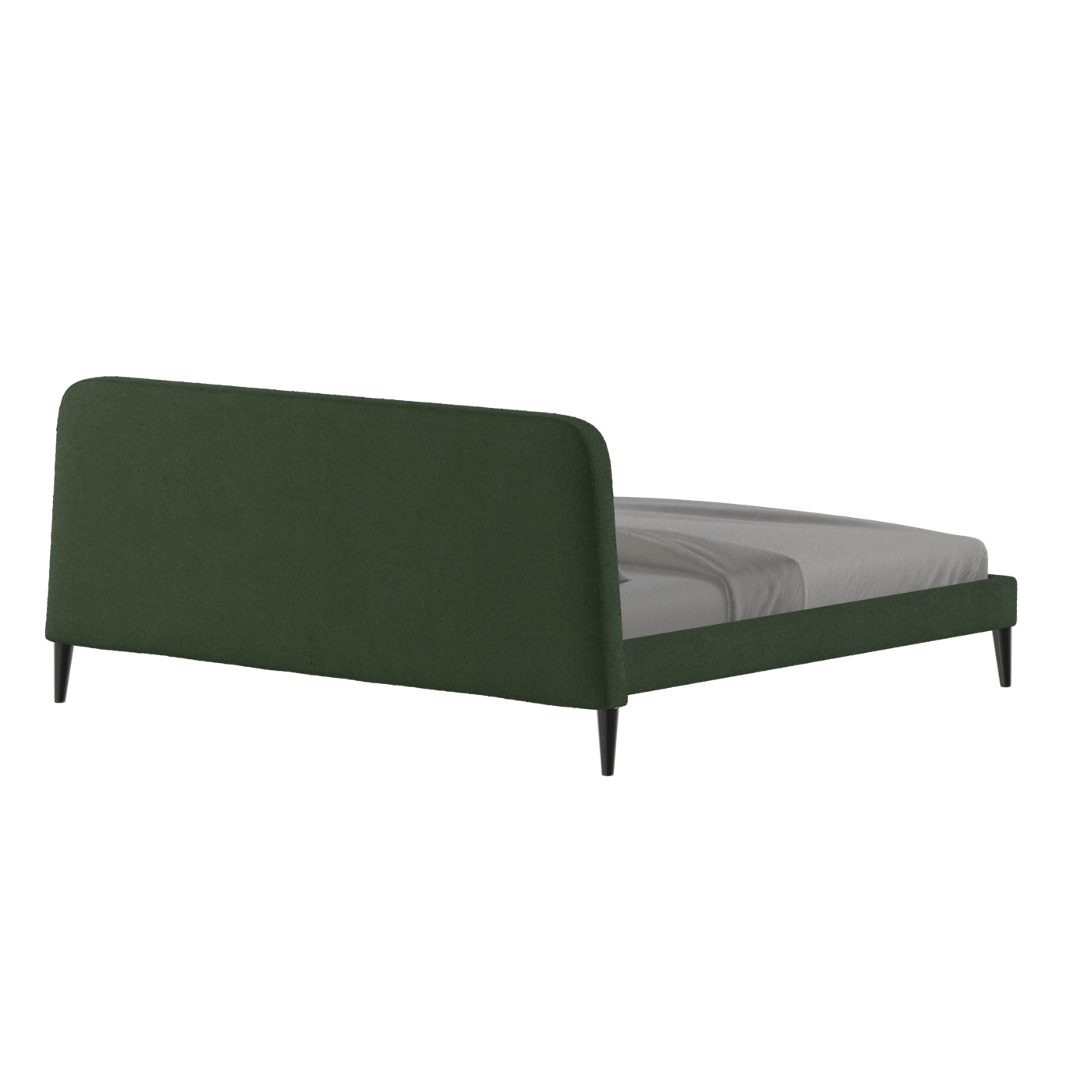 Lit double Selma avec capitonnage vertical profond