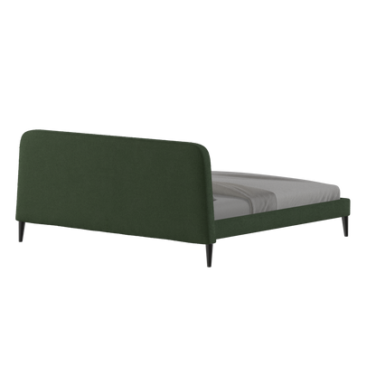 Lit double Selma avec capitonnage vertical profond